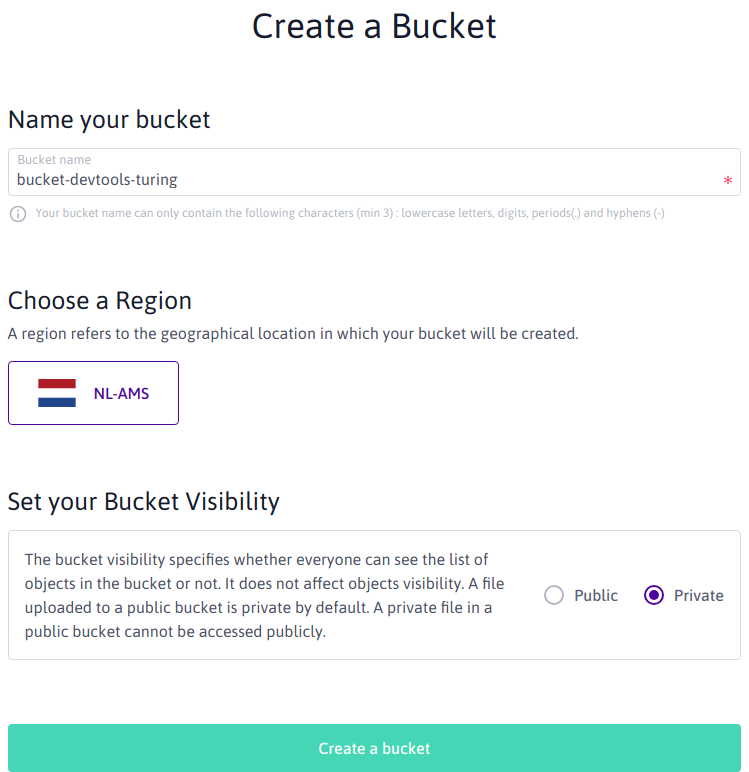 Scaleway-Create-Bucket